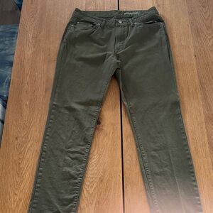 Outerknown Men's Green Bootcut Jeans